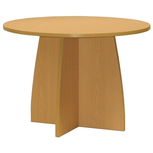 Accord Meeting Table 900mm Crucifix Base Tawa