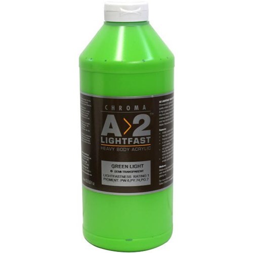 A2 Art Student Acrylic Paint1L Light Green