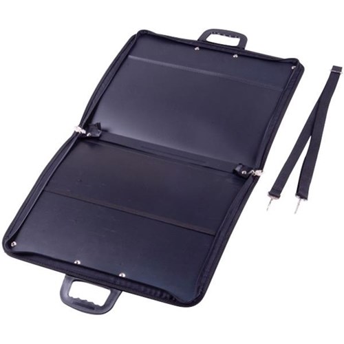 Pro Artist A3 Art Carry Case Zipped Polypropylene Black