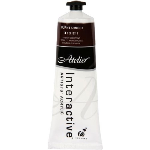 Atelier Interactive Acrylic Paint S1 80ml Burnt Umber