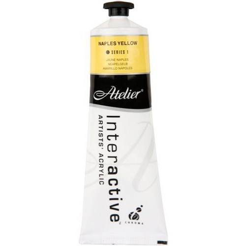 Atelier Interactive Acrylic Paint S1 80ml Naples Yellow