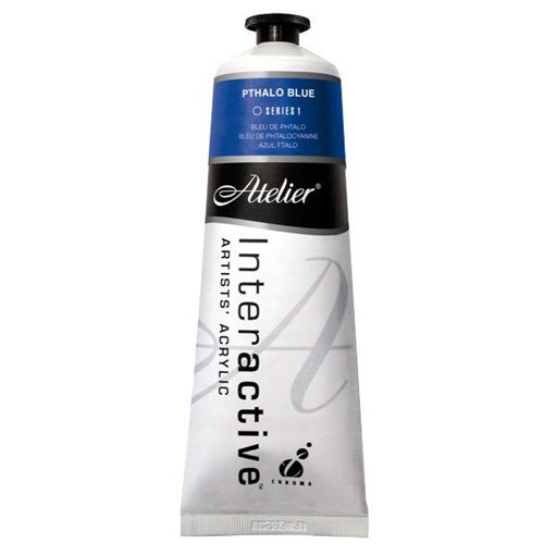 Atelier Interactive Acrylic Paint S1 80ml Pthalo Blue