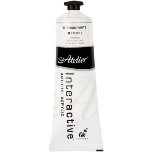 Atelier Interactive Acrylic Paint S1 80ml Titanium White