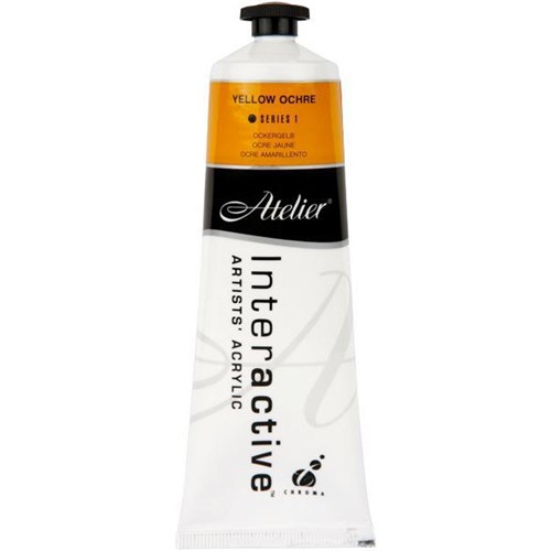 Atelier Interactive Acrylic Paint S1 80ml Yellow Ochre