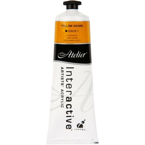 Atelier Interactive Acrylic Paint S1 80ml Yellow Ochre