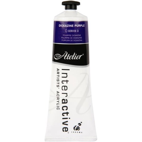 Atelier Interactive Acrylic Paint, S3, 80ml, Dioxazine Purple