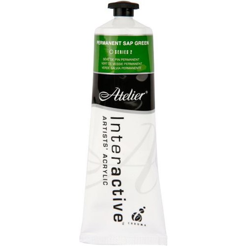 Atelier Interactive Acrylic Paint S2 80ml Permanent Sap Green