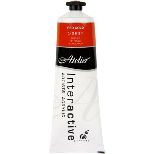 Atelier Interactive Acrylic Paint S3 80ml Red Gold