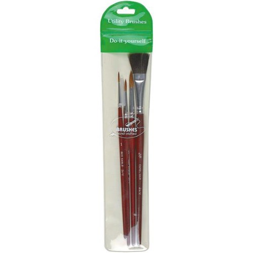 24V Paint Brush Set, Set of 4