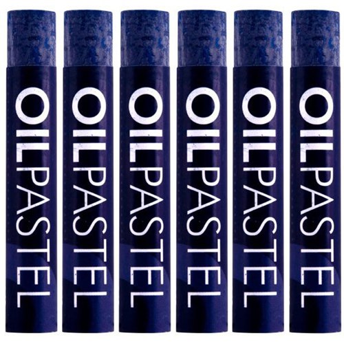 Mungyo Oil Pastels Prussian Blue, Pack of 6