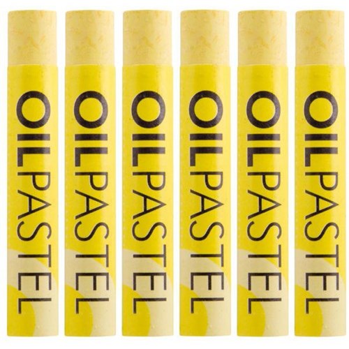 Mungyo Oil Pastels Yellow, Pack of 6