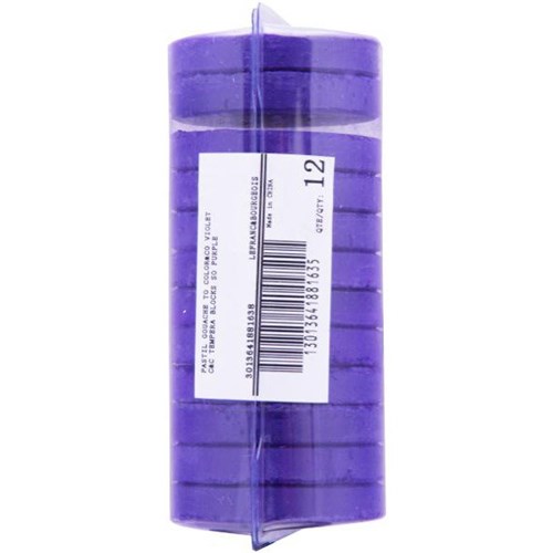 Tempera Paint Blocks Violet, Pack of 12