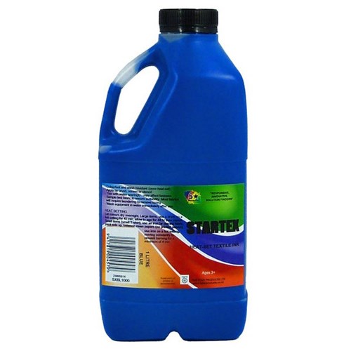 Five Star Startex Textile Ink 1L Blue