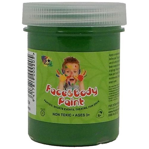 Five Star Face Paint 125ml Green