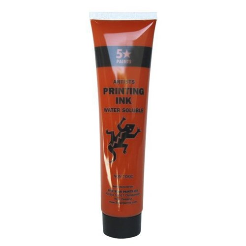 Five Star Water Based Printing Ink 115ml Orange