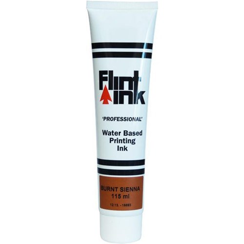 Five Star Flint Ink Water-Based Printing Ink 115ml Burnt Sienna