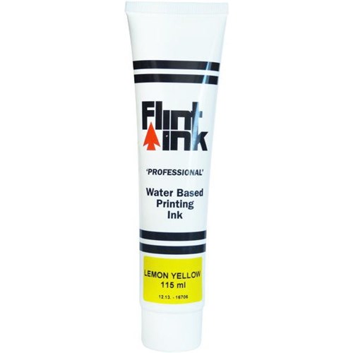 Five Star Flint Ink Water-Based Printing Ink 115ml Lemon Yellow