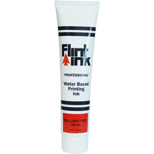 Five Star Flint Ink Water-Based Printing Ink 115ml Brilliant Red