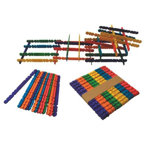 Interlocking Craft Sticks 114x10mm, Pack of 100