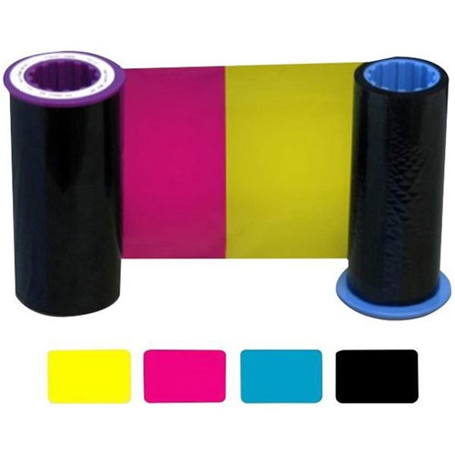 Zebra E800012445 YMCK ID Printer Ribbon Colour