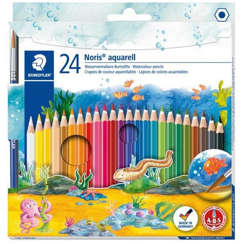 Staedtler Noris Club Watercolour Pencils, Pack of 24