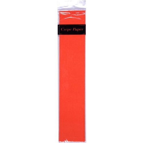 Crepe Paper 500mmx2m Bright Orange