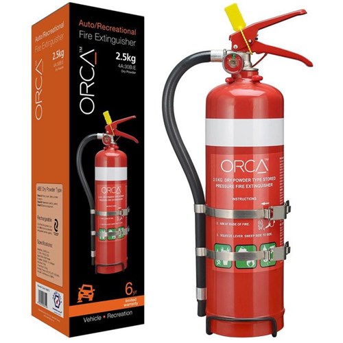 Orca Dry Powder Fire Extinguisher 2.5kg