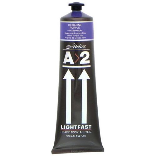 A2 Art Student Acrylic Paint 120ml Dioxazine Purple