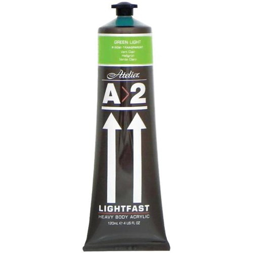 A2 Art Student Acrylic Paint 120ml Light Green