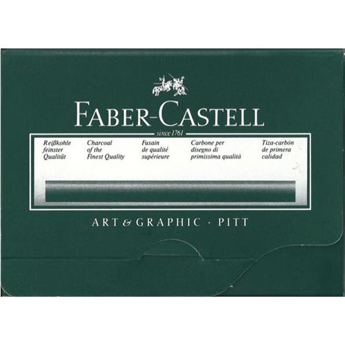 Faber-Castell Pitt Charcoal Sticks Medium, Pack of 12