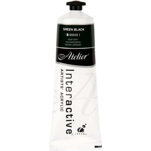 Atelier Interactive Acrylic Paint S1 80ml Green Black