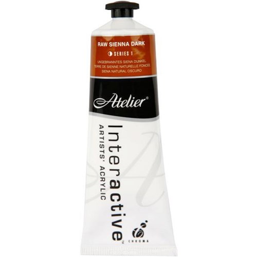 Atelier Interactive Acrylic Paint S1 80ml Raw Sienna Dark