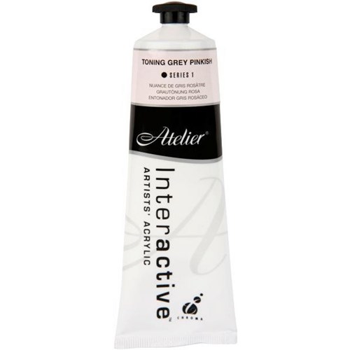 Atelier Interactive Acrylic Paint S1 80ml Toning Grey Pinkish