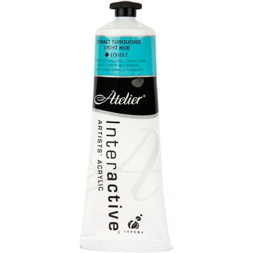 Atelier Interactive Acrylic Paint S2 80ml Cobalt Turquoise Light Hue