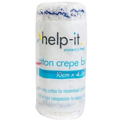 Help-It Crepe Bandage Stretch 100mmx4.5m