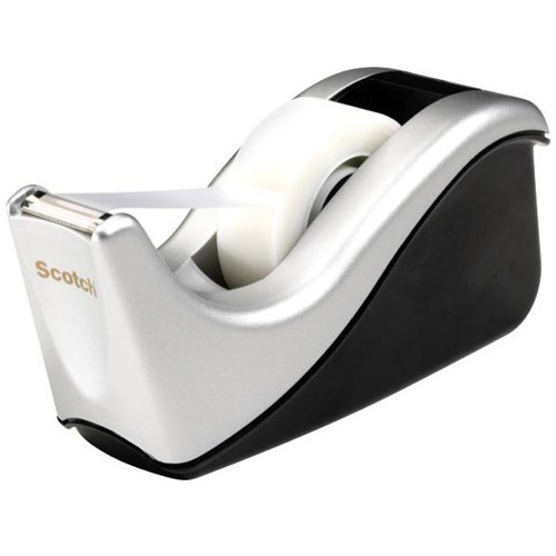 Scotch® C60 Tape Dispenser 19mm Silver/Black