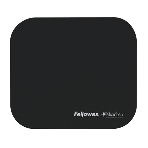 Fellowes Microban Mouse Pad Black