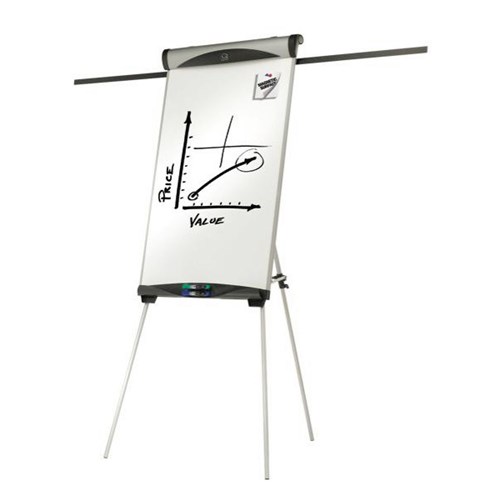 Quartet Euro Flip Chart/Easel Whiteboard Magnetic 990 x 685mm