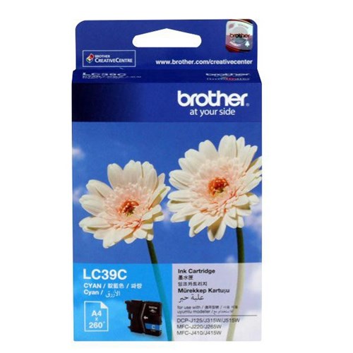 Brother LC39C Cyan Ink Cartridge