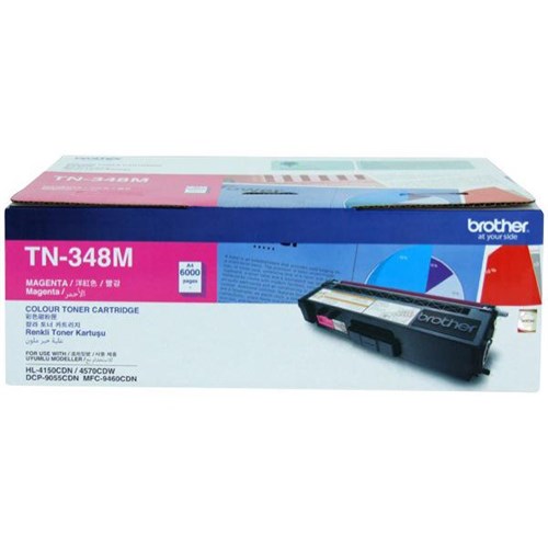 Brother TN-348M Magenta Laser Toner Cartridge High Yield