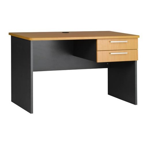 Emerge Desk OD215 1200mm Beech/Ironstone