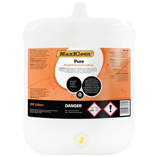 MaxKleen Pure Bleach Hospital Grade 20L