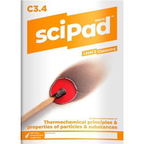 sciPAD AS 3.4 Chemistry Level 3 9780995105539