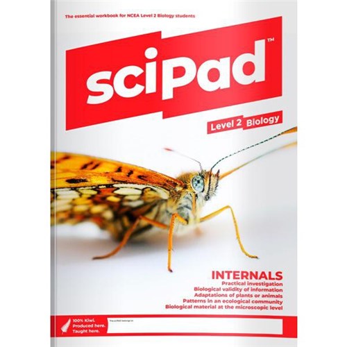sciPAD Internal Biology Workbook Level 2 Year 12 9780992260439