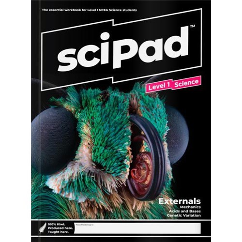sciPAD Science Externals Workbook Level 1 9780473202279