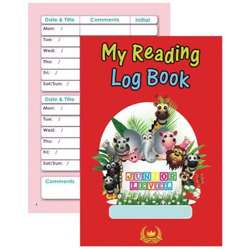 My Reading Log Book Junior Level