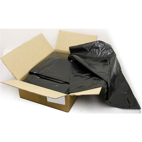 Rubbish Bags 550x500x1200  140L Black, Carton of 250