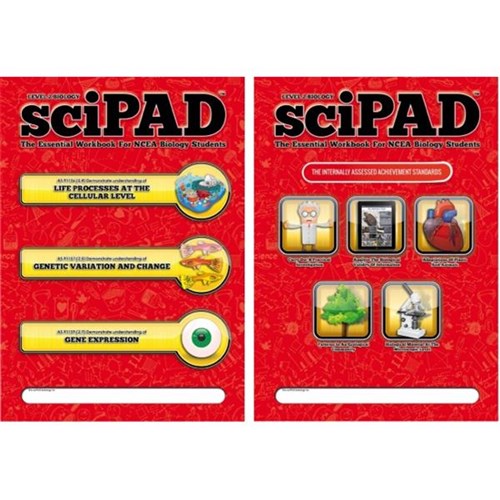 sciPAD Biology Workbook Combo Level 2