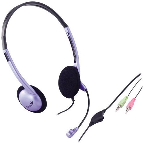 Genius HS-02B Wired Computer Headset