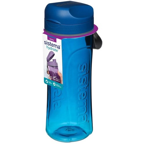 Sistema Drink Bottle 600ml Assorted Colours